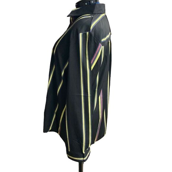 MISSLOOK Women’s 2XL Top Black Yellow & Blue New With Tags - Picture 3 of 9